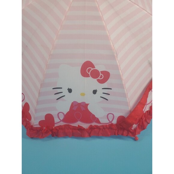 Hello Kitty Kids Umbrella Pink Hearts 2014 READ - Picture 4 of 16